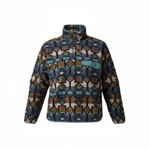 Patagonia Synchilla Snap-T Fleece Pullover Geometric Print Men's XS